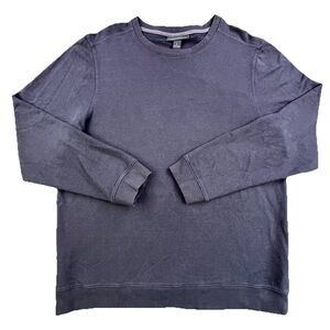 FREE FLY Sweatshirt Mens Large Gray Bamboo Fleece Crew Neck Pullover Long Sleeve
